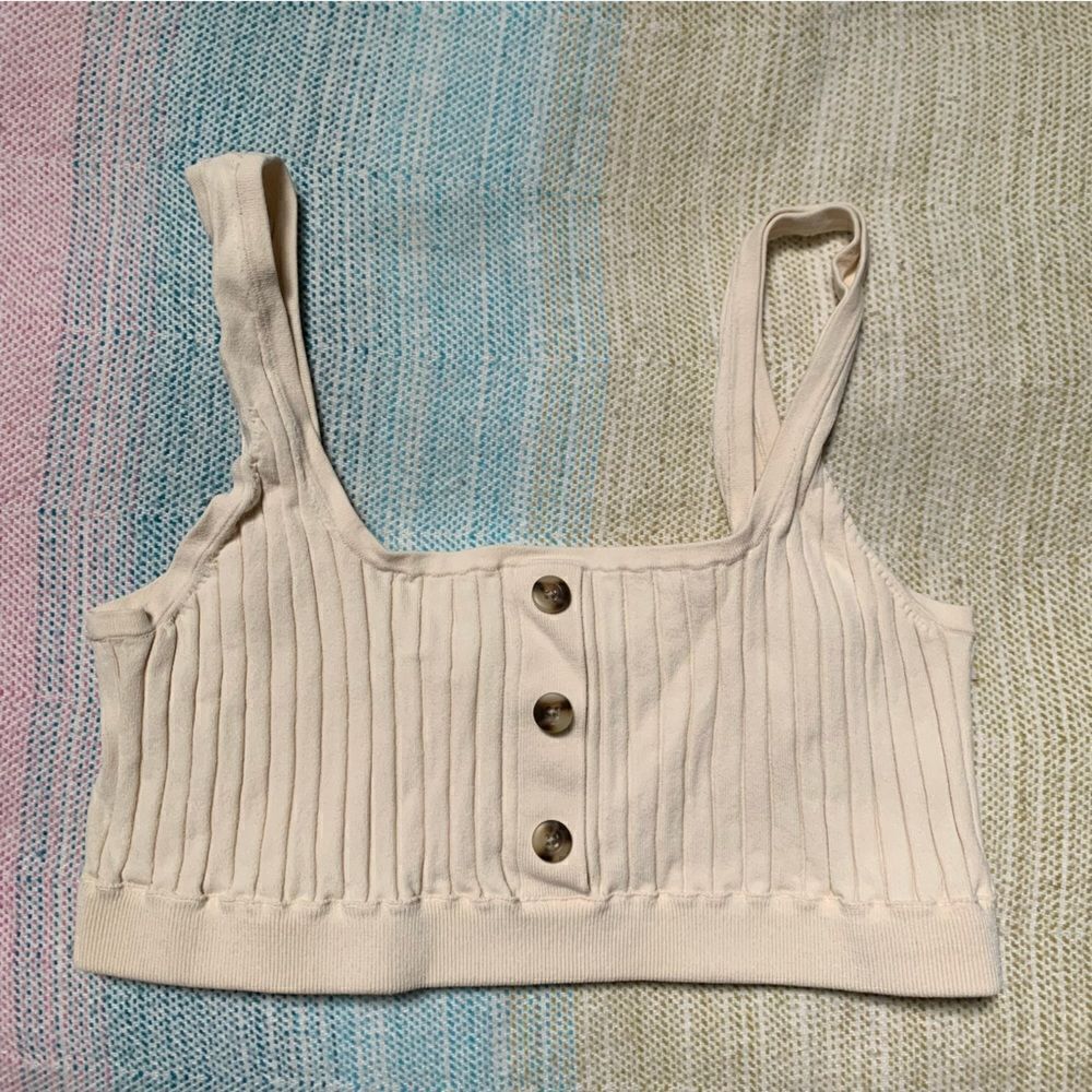 MADEWELL cropped tank top size large